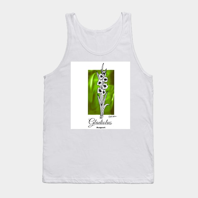 August birth flower - gladiolus Tank Top by RebekahMahoney